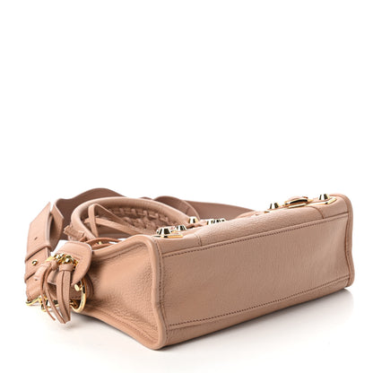 Balenciaga Chevre Gold Metallic Edge Hardware Mini City Rose Des Sables 4 of 10