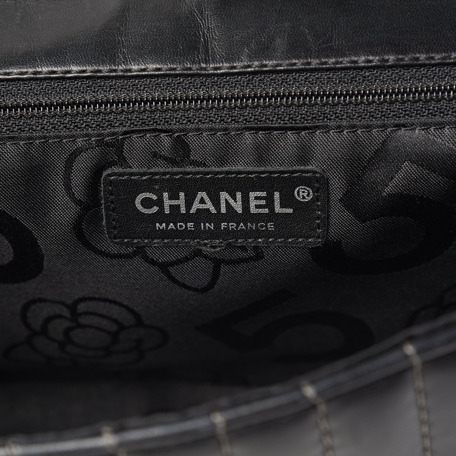 Chanel Lambskin Vertical Quilted Medium Single Flap Black 5 of 9