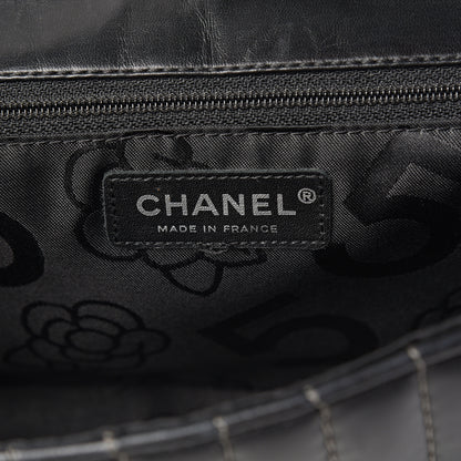 Chanel Lambskin Vertical Quilted Medium Single Flap Black 5 of 9