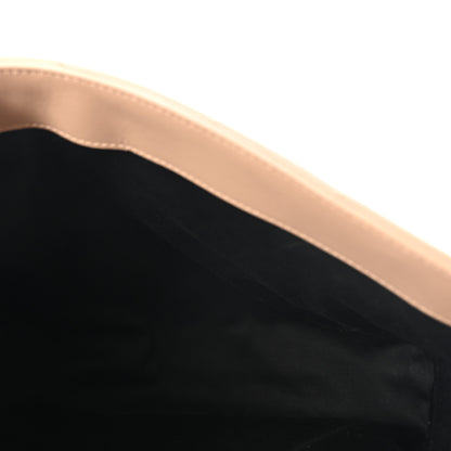 Saint Laurent Calfskin Y Quilted Monogram Medium Loulou Chain Satchel Dark Beige 5 of 10