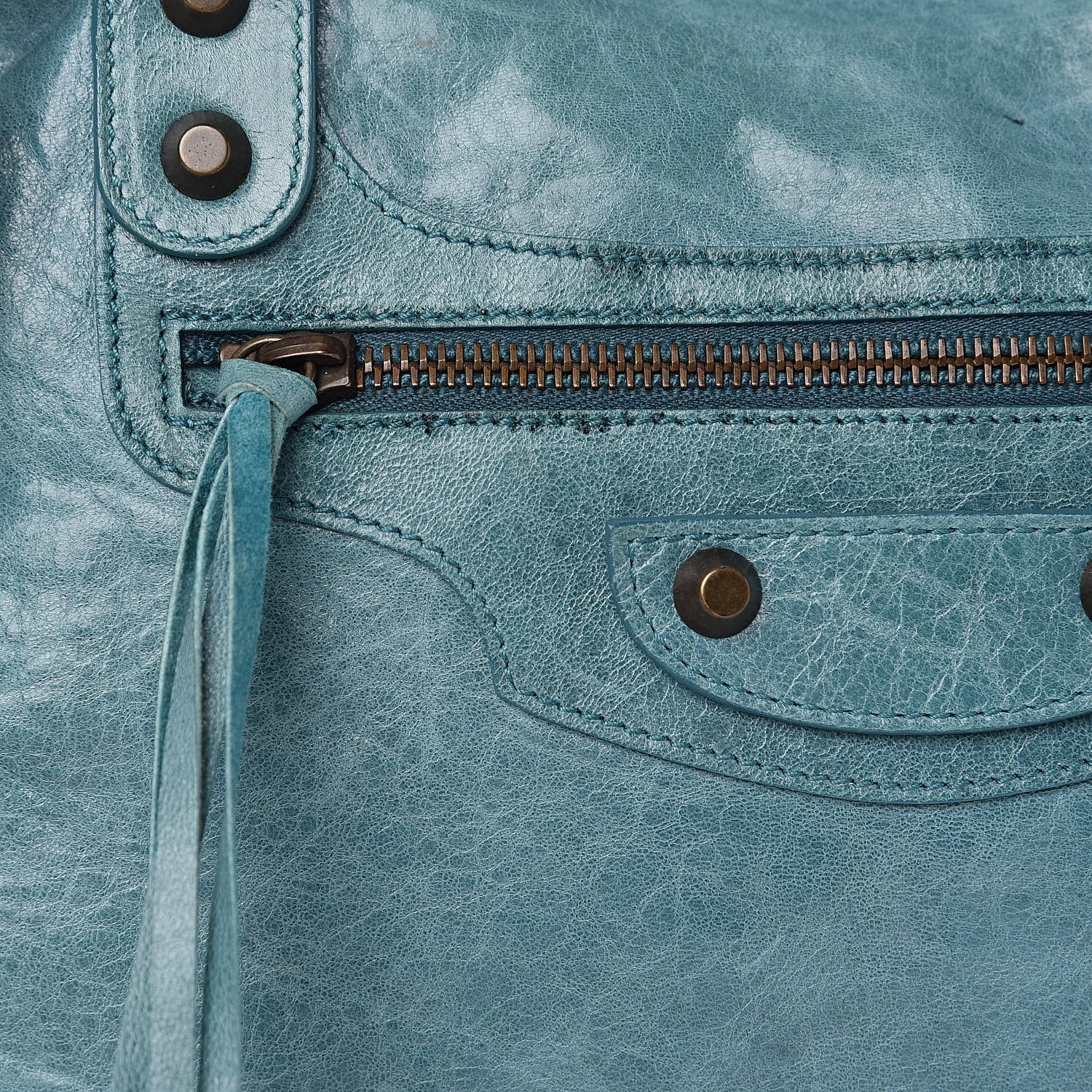 Balenciaga Agneau Classic Hardware City Bleu India 16 of 21