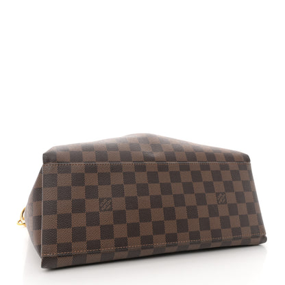 Louis Vuitton Damier Ebene Odeon Tote MM Black 4 of 9