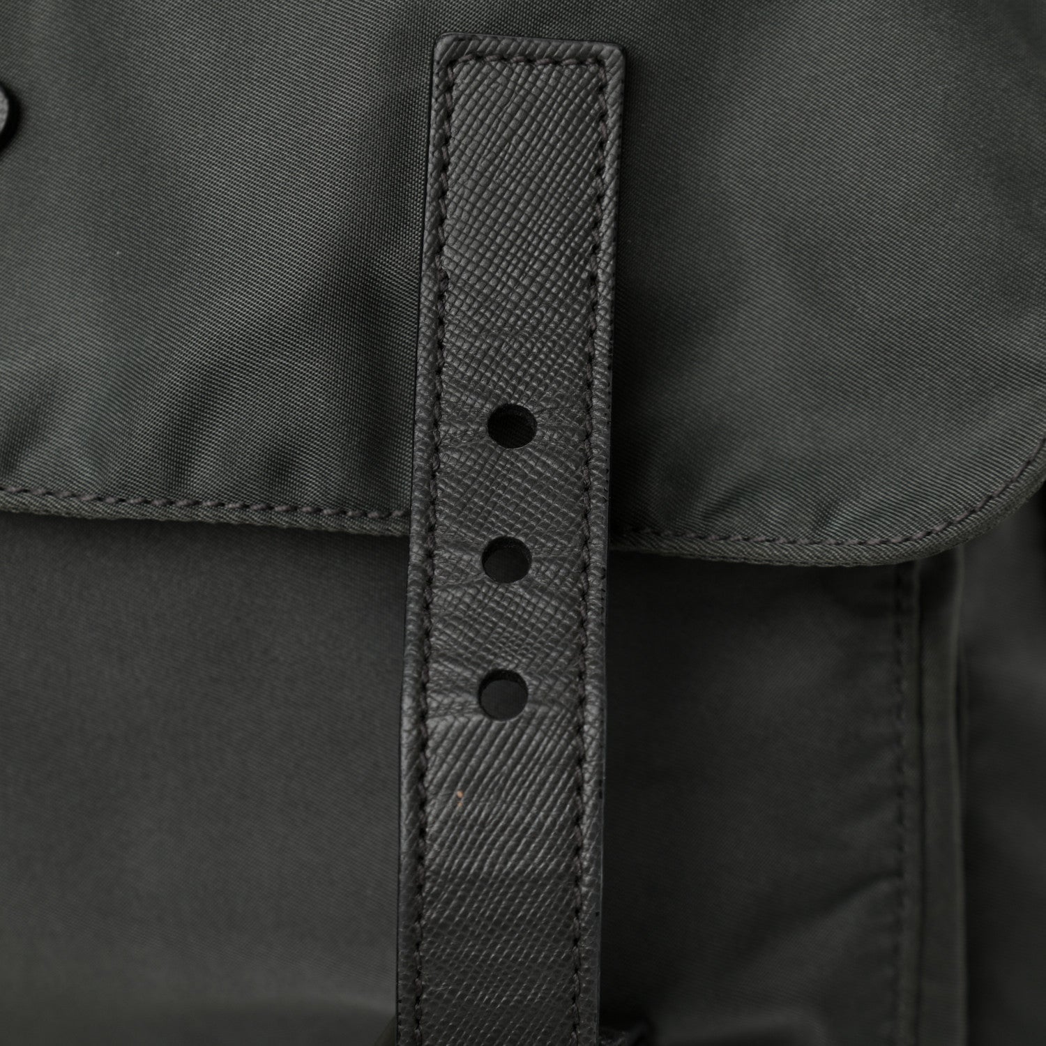 Prada Tessuto Nylon Saffiano Vela Messenger Bag Bosco 13 of 13