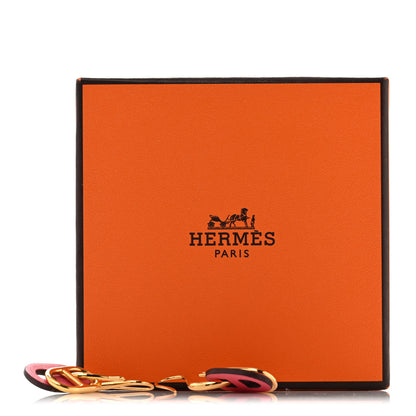 Hermes Swift O'Maillon Earrings Rose Azalee 6 of 6