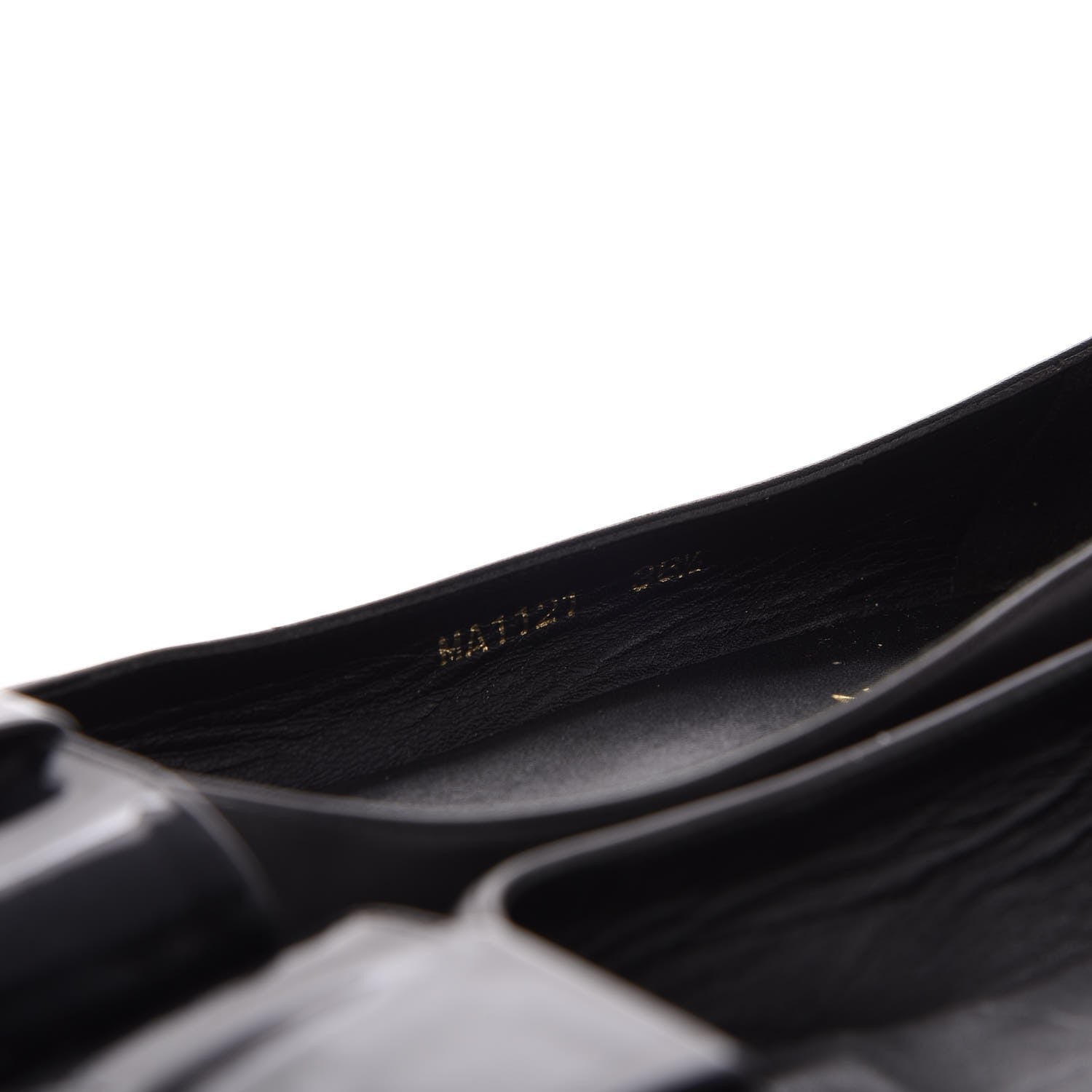 Louis Vuitton Calfskin Patent Bow Ballet Flats 36.5 Black 8 of 12