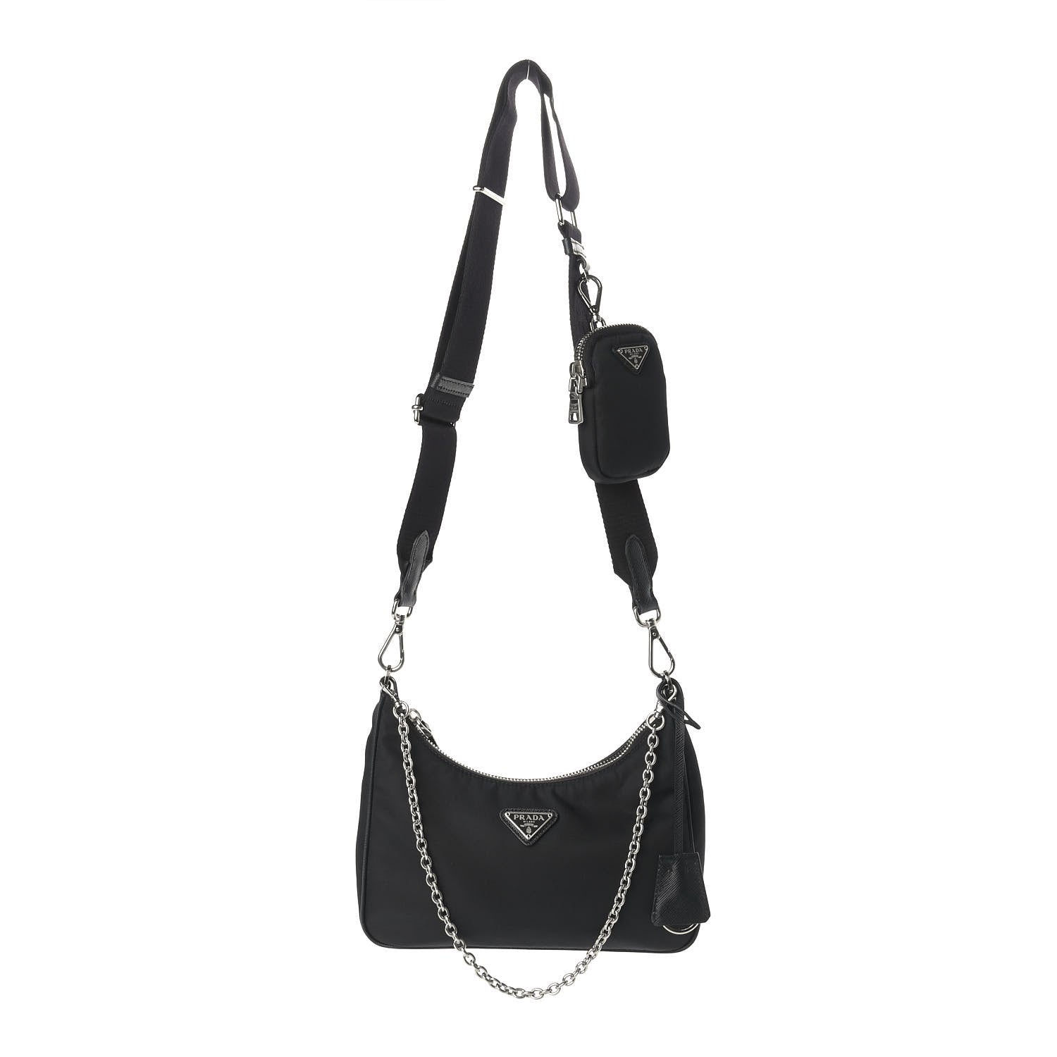 Prada Nylon Re-Edition 2005 Shoulder Bag Black 1 of 12