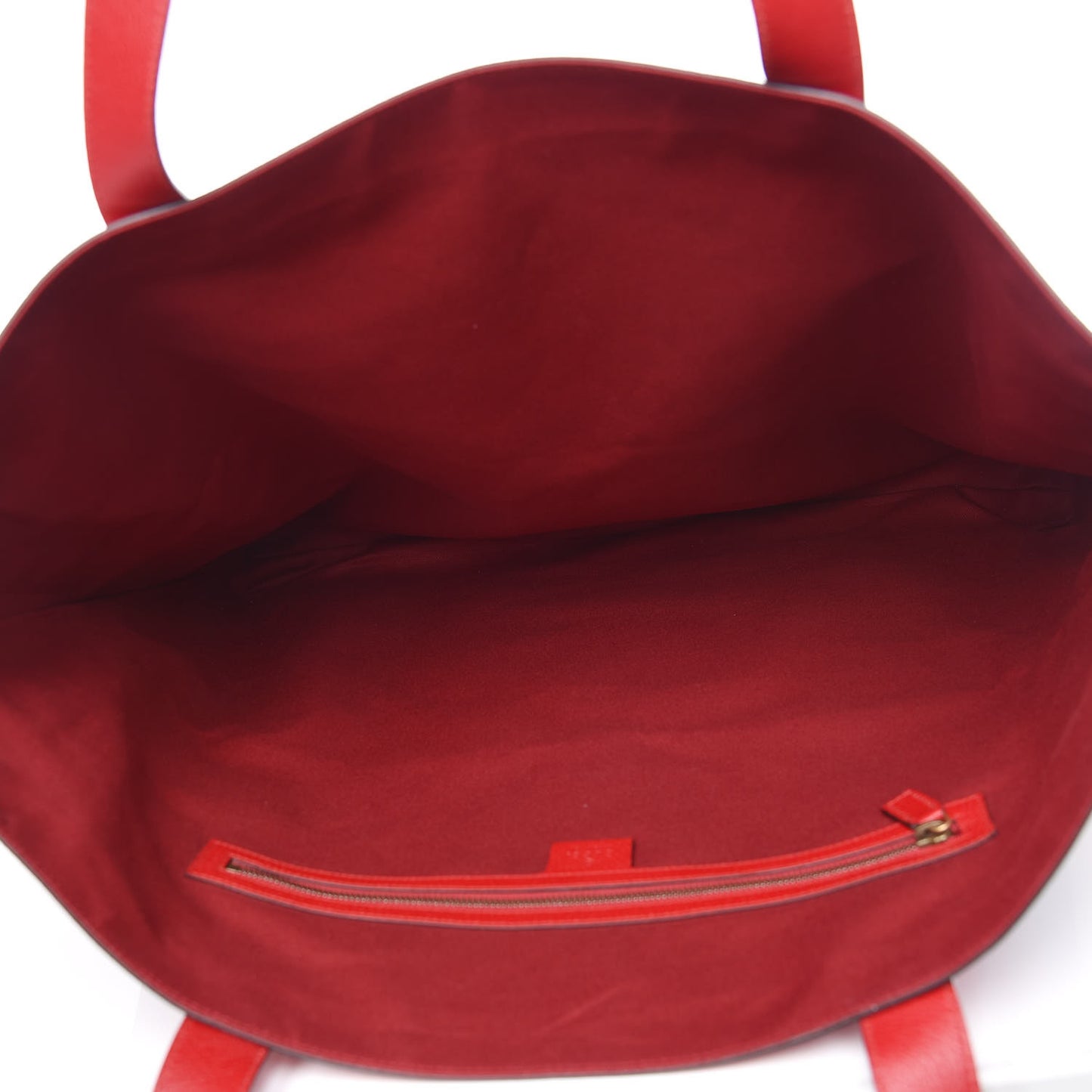 Canvas Calfskin Sylvie Stripe Logo Mens Tote Red White Blue