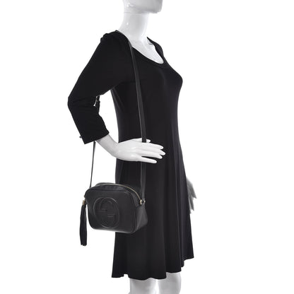 Gucci Pebbled Calfskin Small Soho Disco Bag Black 2 of 9