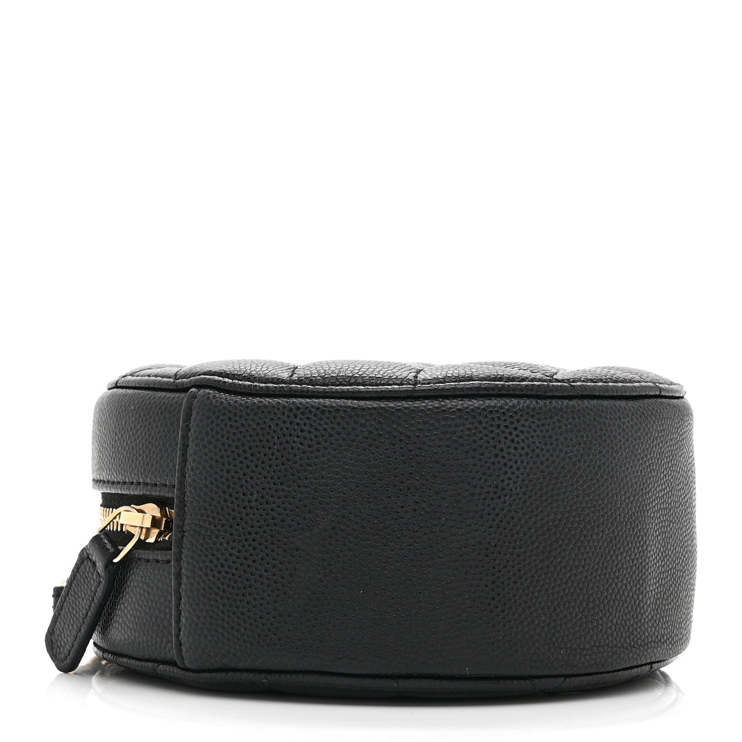 Chanel Caviar Quilted Round Clutch With Chain Black 4 of 10