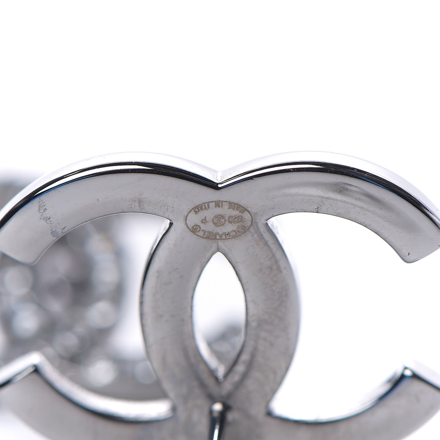 Chanel Baguette Crystal Pearl CC Bright Young Things Earrings Ruthenium 2 of 3