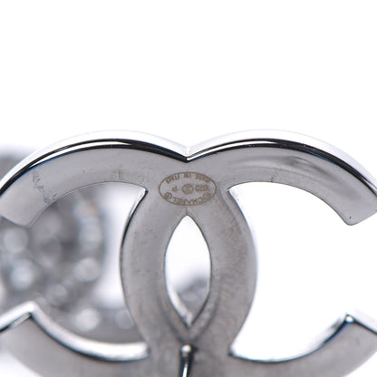 Chanel Baguette Crystal Pearl CC Bright Young Things Earrings Ruthenium 2 of 3