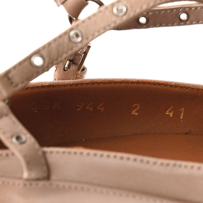 Valentino Garavani Nappa Love Latch 100mm Pumps 41 Poudre 8 of 11