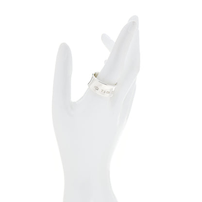 Tiffany Sterling Silver Wide 1837 Ring 67 12 2 of 4