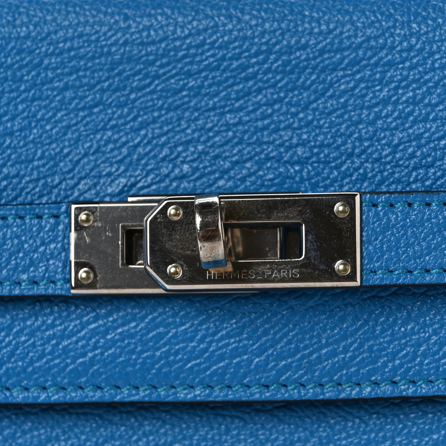 Chevre Mysore Kelly Longue Wallet Bleu Zanzibar