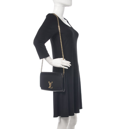 Louis Vuitton Calfskin Chain Louise GM NM Black 2 of 11