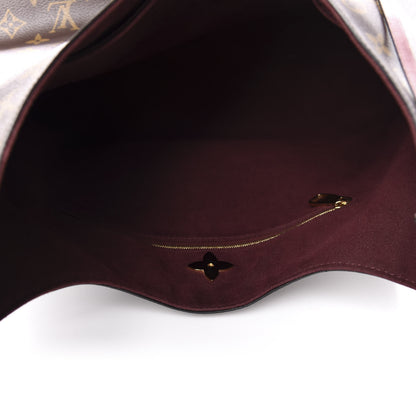 Louis Vuitton Monogram Flower Hobo Bordeaux 5 of 10