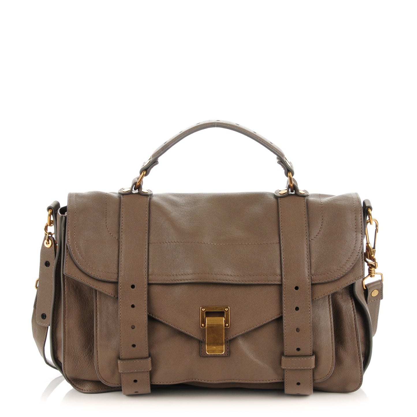 Lambskin Medium PS1 Satchel Smoke
