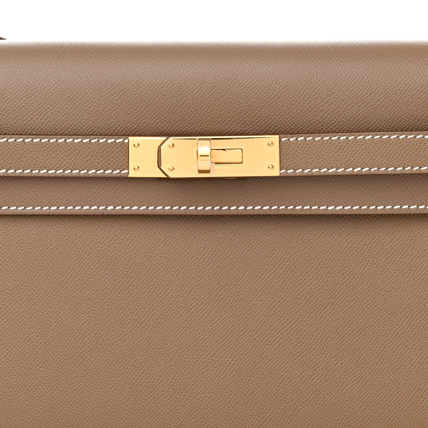 Hermes Madame Calfskin Kelly Elan Etoupe 8 of 11