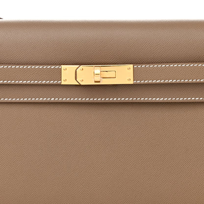 Hermes Madame Calfskin Kelly Elan Etoupe 8 of 11