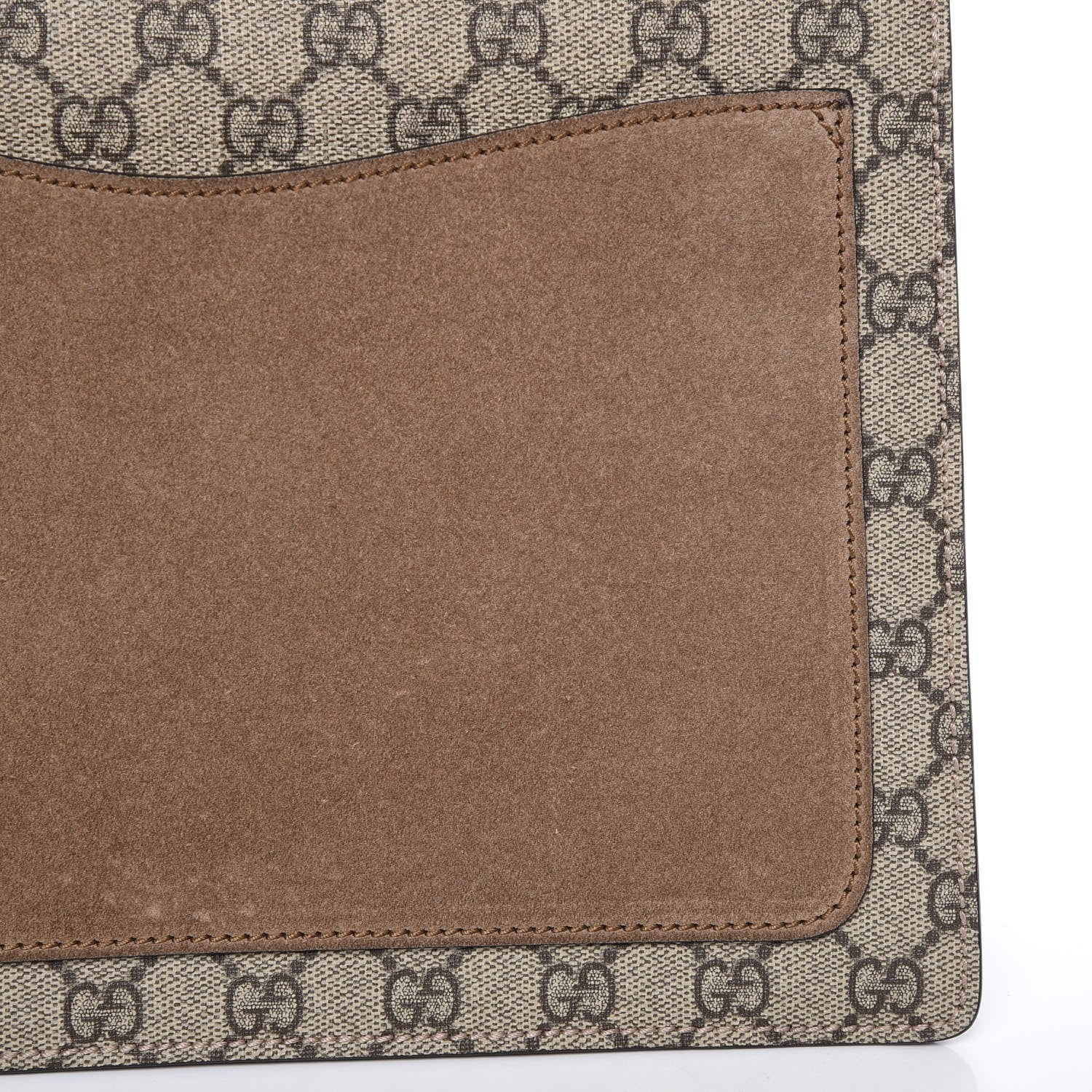 Gucci GG Supreme Monogram Medium Dionysus Shoulder Bag Taupe 9 of 11