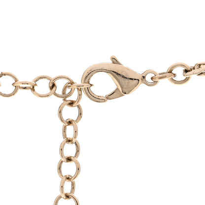 Chanel Pearl Crystal CC Teardrop Braided Necklace Gold 5 of 5