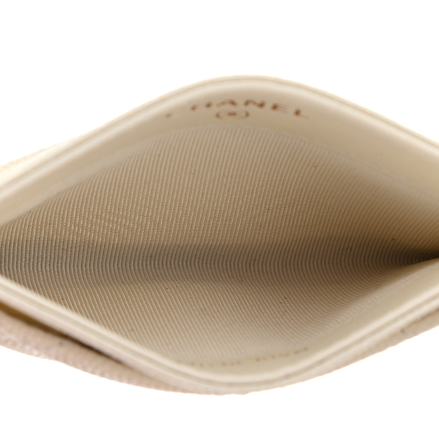 Chanel Caviar Quilted Card Holder White 5 of 8