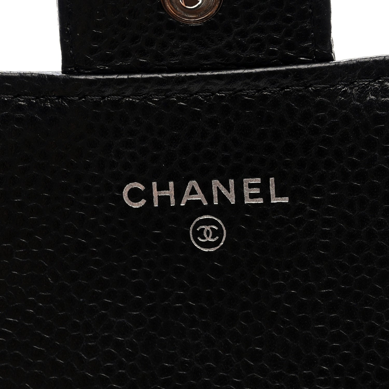 Chanel Caviar Quilted Large Gusset Flap Wallet Black 6 of 7