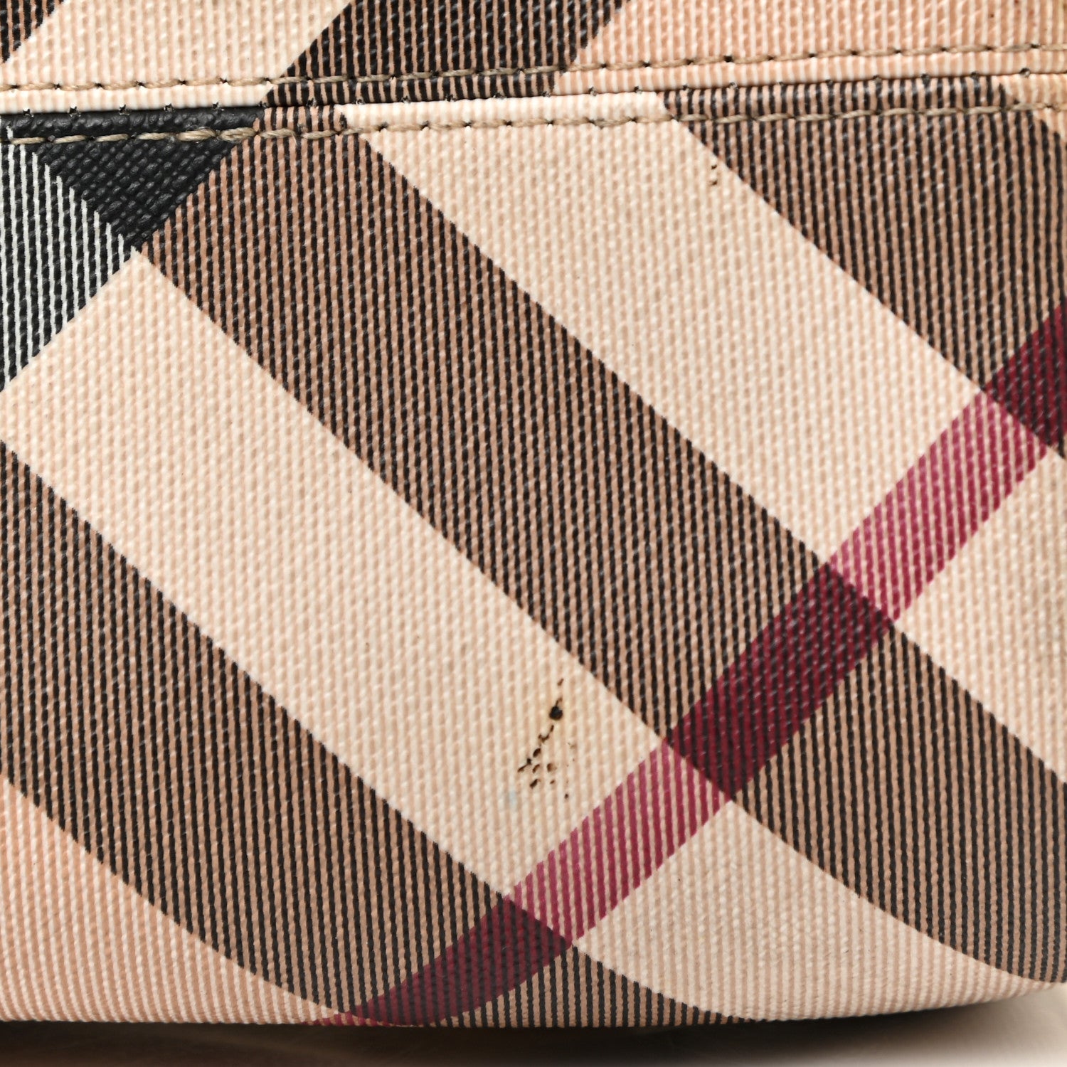 Burberry Supernova Check Patent Mini Chester Bowling Bag White 12 of 24