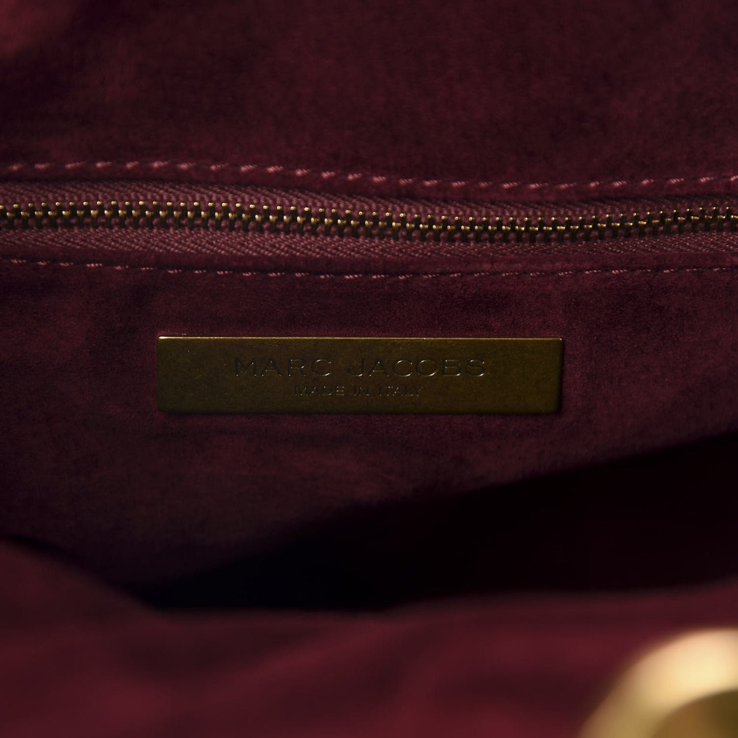 Calfskin Quilted Stam Brown