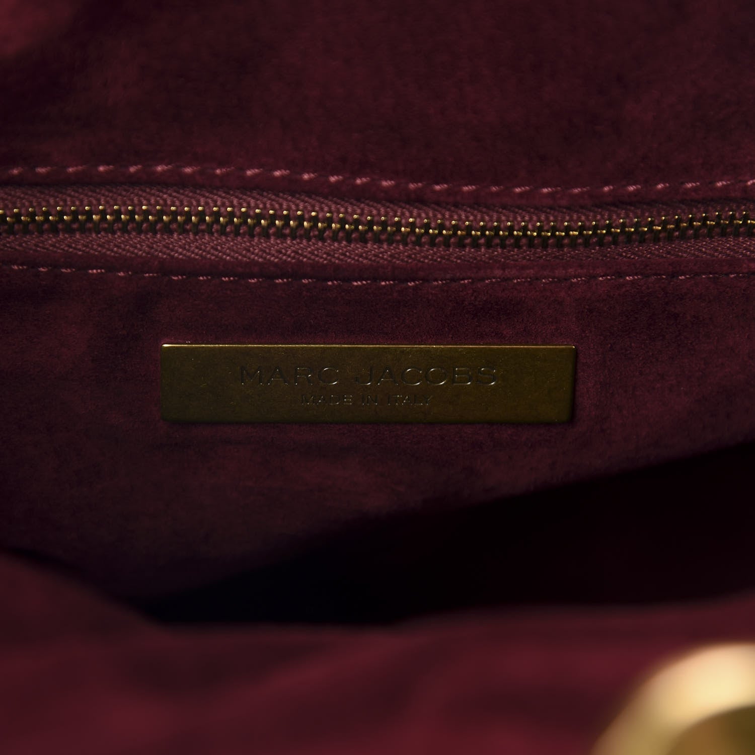 Marc Jacobs Calfskin Quilted Stam Brown 12 of 16