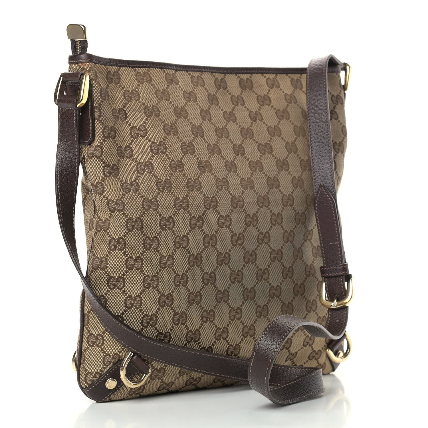 Gucci Monogram Abbey Messenger Bag Dark Brown 2 of 12