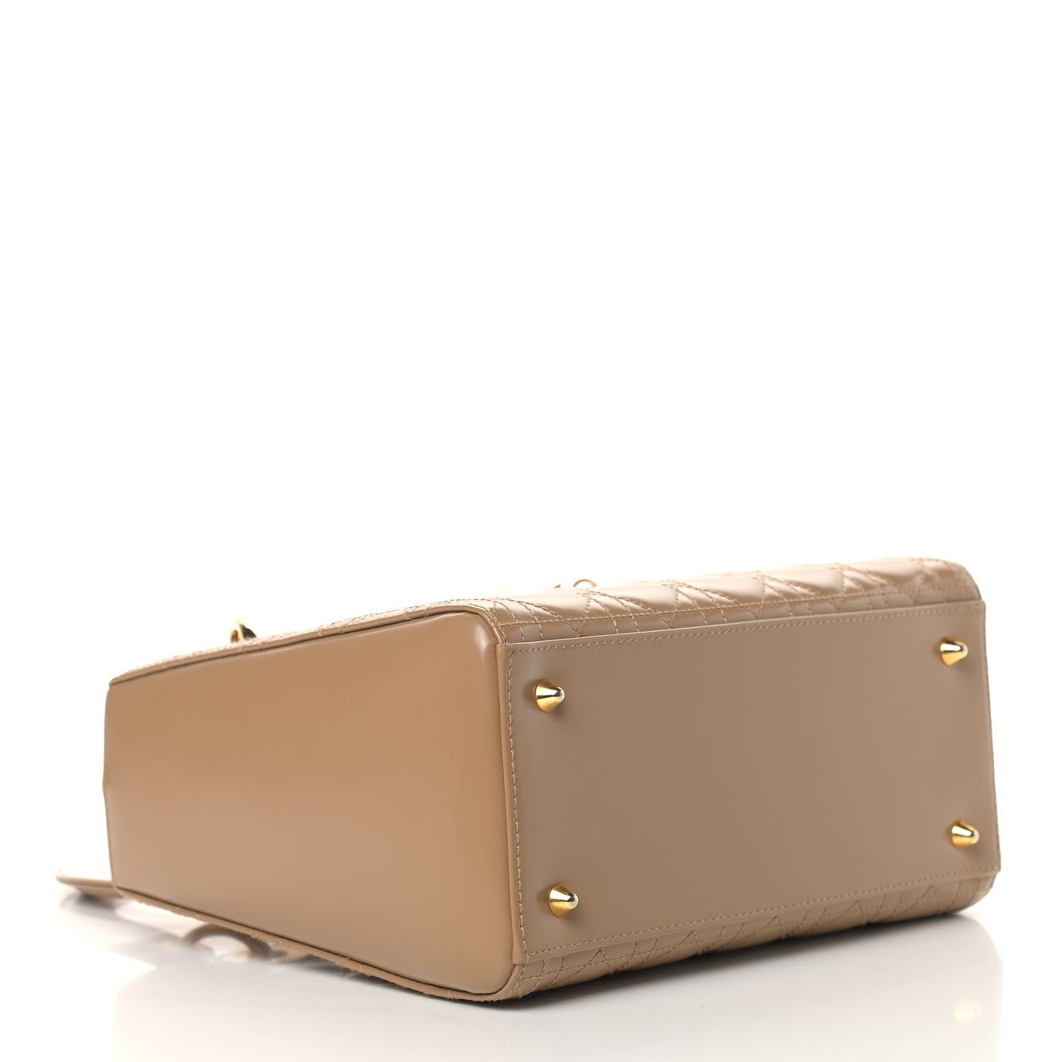 Christian Dior Patent Cannage Medium Lady Dior Brown 3 of 10