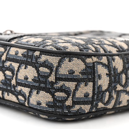 Christian Dior HOMME Oblique Mini Safari Messenger Navy Blue 10 of 11