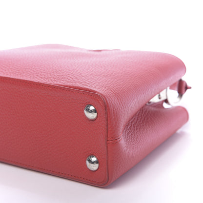 Louis Vuitton Taurillon Capucines BB Rubis 8 of 9