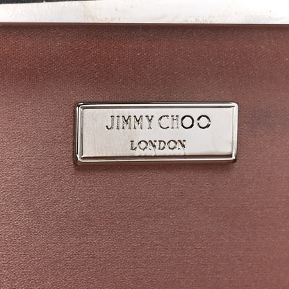Jimmy Choo Crystal Satin Celeste Clutch Pink 5 of 9