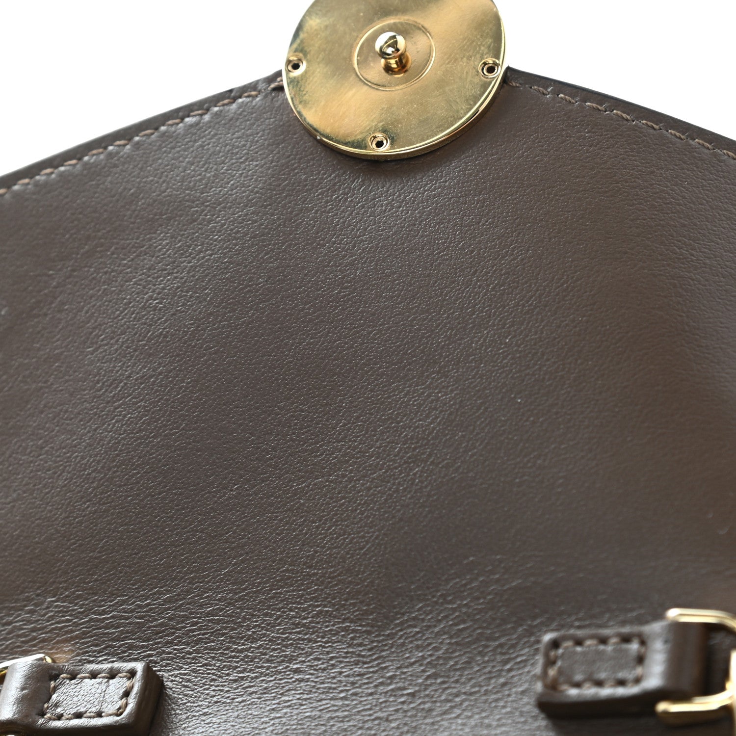 Fendi Vitello Soft F is Fendi Bi-Color FF 1974 Embossed Geometric Flap Wallet on Chain Maya Black 9 of 11