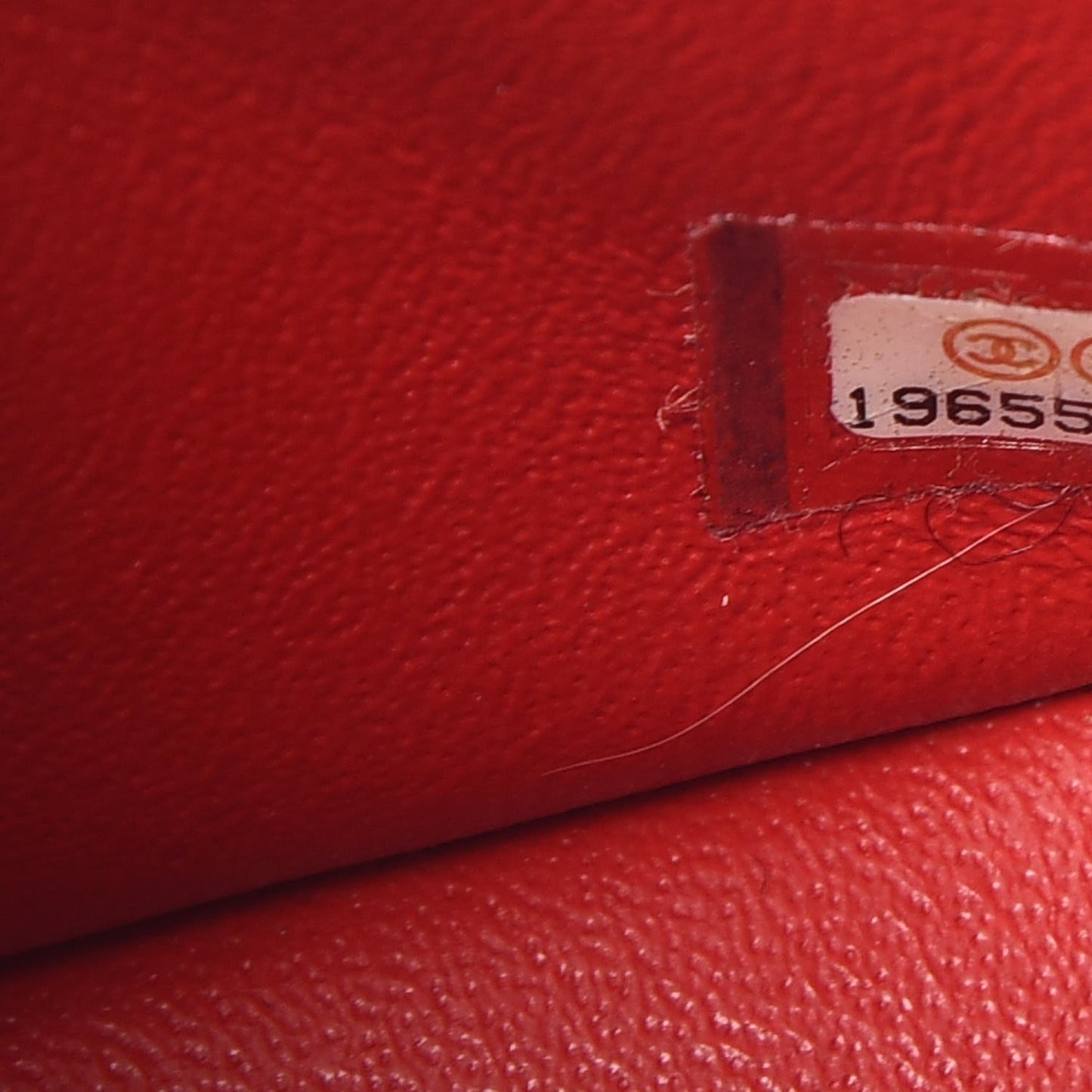 Lambskin Quilted Mini Square Flap Red