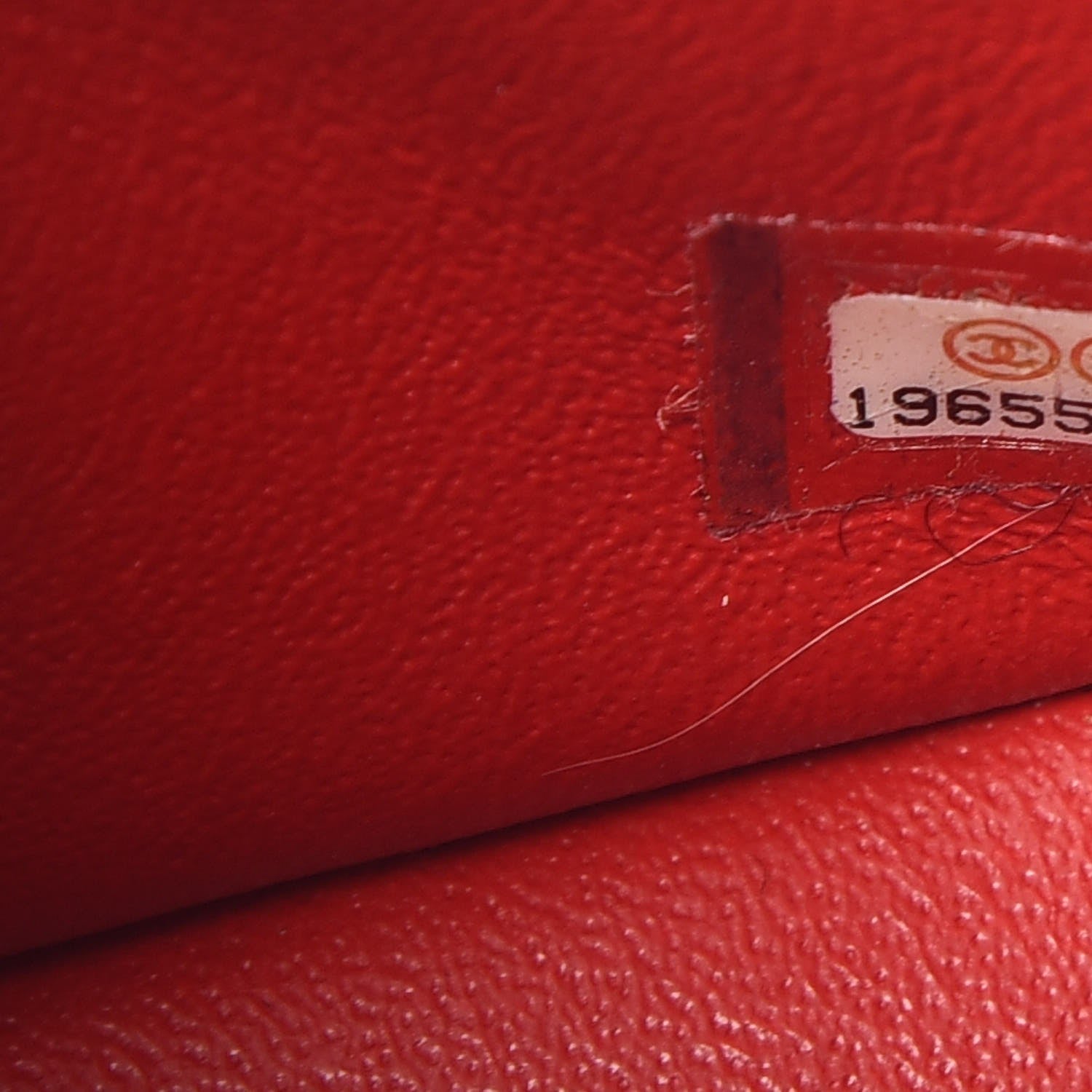 Chanel Lambskin Quilted Mini Square Flap Red 7 of 7
