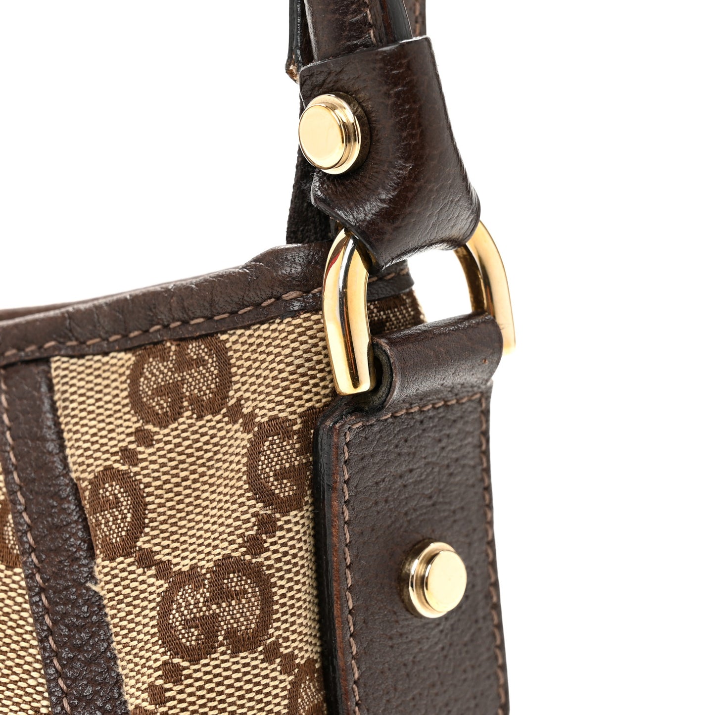 Monogram D Ring Abbey Pochette Brown