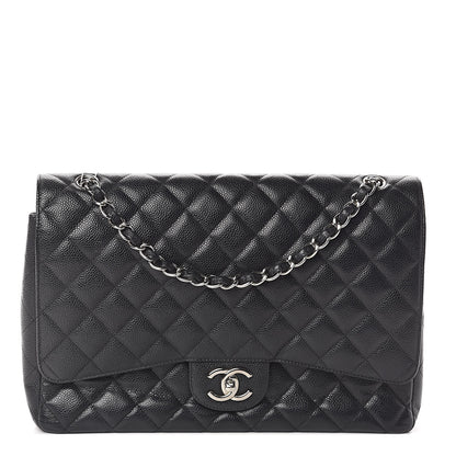 Chanel Caviar Quilted Maxi Double Flap Black 1 of 10