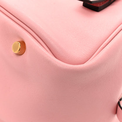 Versace Lambskin Tag Bowling Bag Light Pink 11 of 14