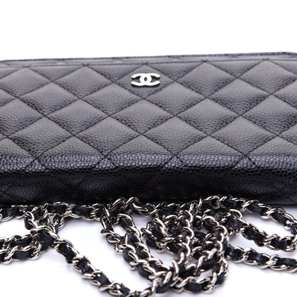 Chanel Caviar Quilted Wallet On Chain WOC Black 11 of 11
