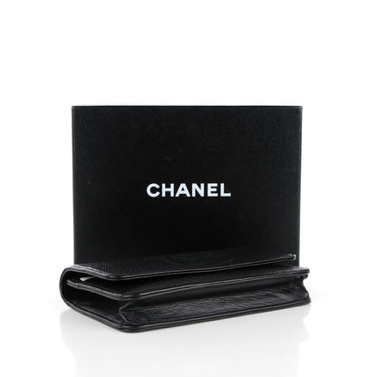 Chanel Caviar Timeless CC Wallet on Chain WOC Black 4 of 9
