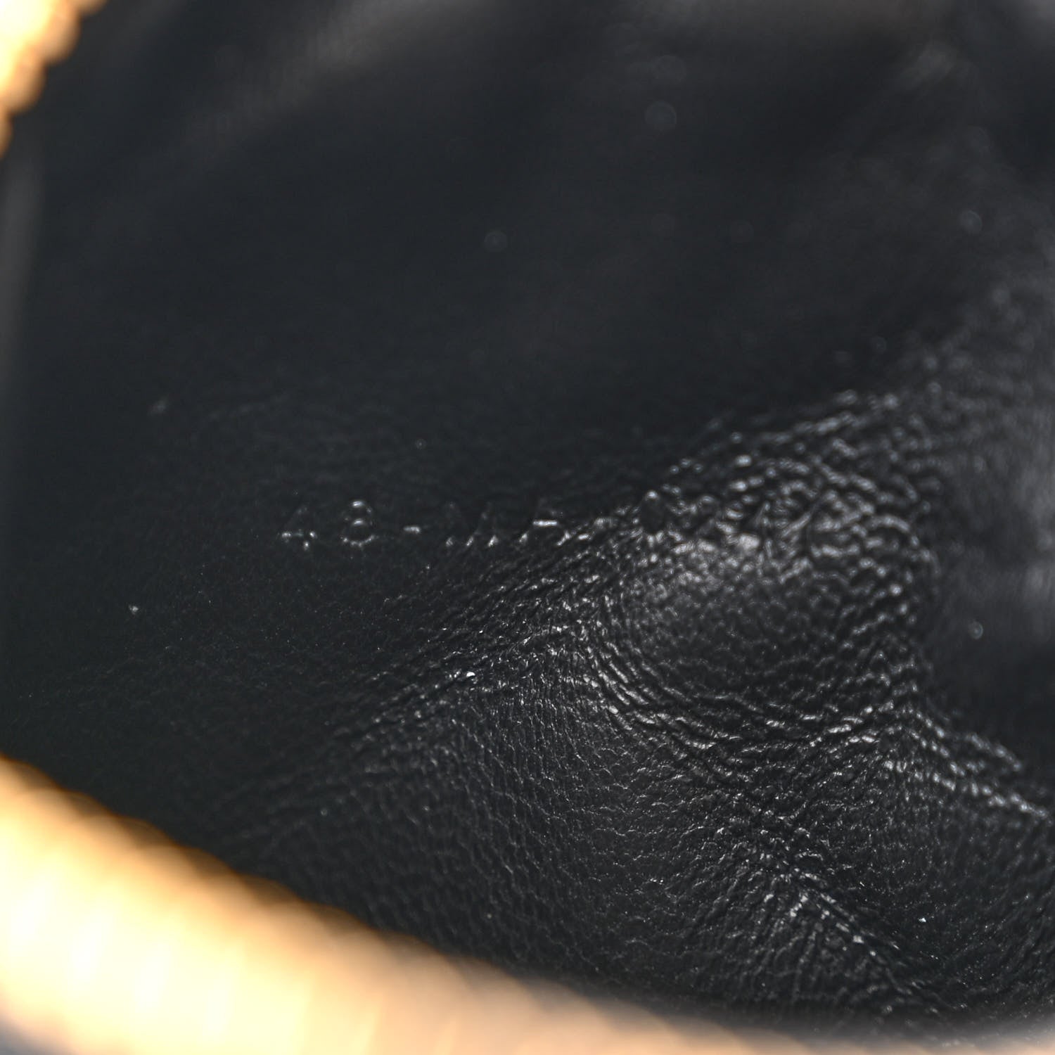 Christian Dior Lambskin Mini Cannage Round Caro Crossbody Pouch Black 7 of 10