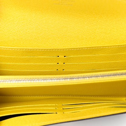 Louis Vuitton Monogram Tribal Mask Sarah Wallet Yellow 5 of 7