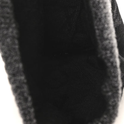 Louis Vuitton Wool Bonnet Monogram Color Block Beanie Hat Black 4 of 5
