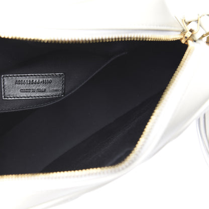 Saint Laurent Calfskin Matelasse Monogram Lou Camera Bag Crema Soft 10 of 13