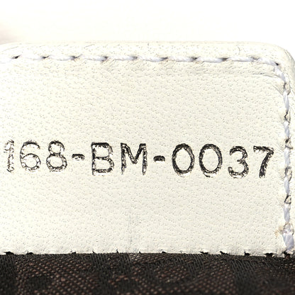 Christian Dior Lambskin Drawstring Cannage Flap Bag White 7 of 12