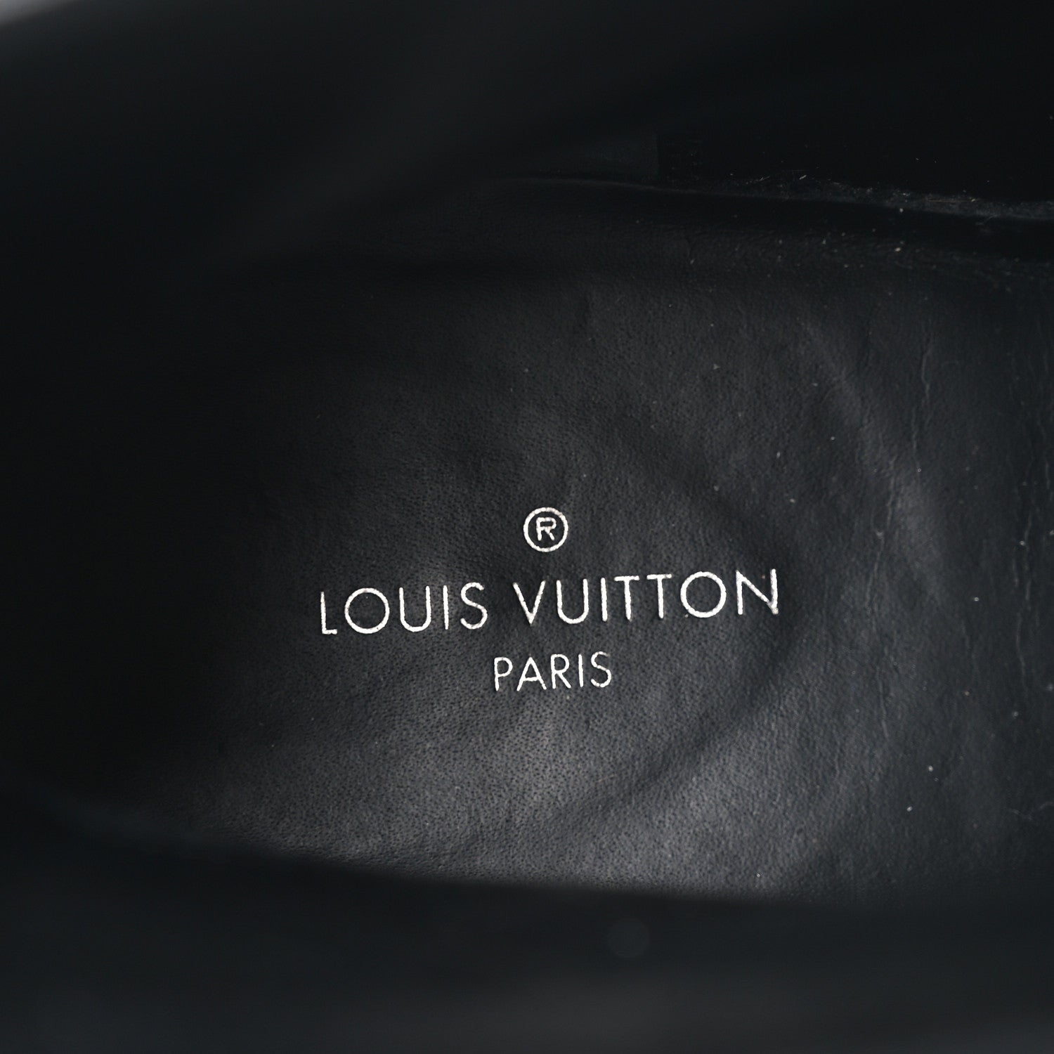 Louis Vuitton Calfskin Wonderland Flat Ranger Boots 37 Black 6 of 7