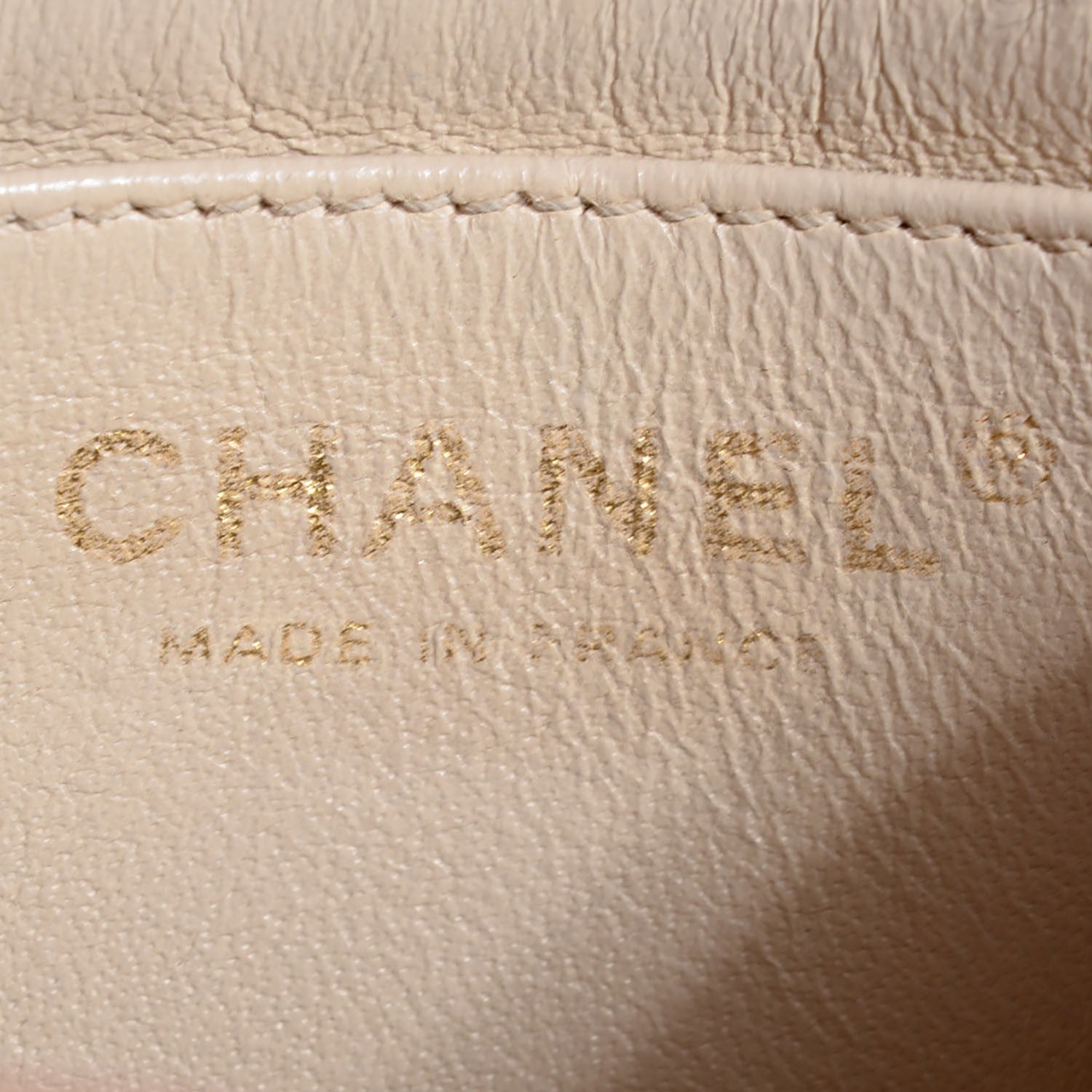 Chanel Caviar Quilted Mini Square Flap Beige 7 of 9